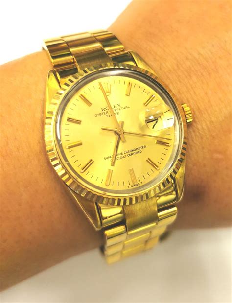 rolex gold shell